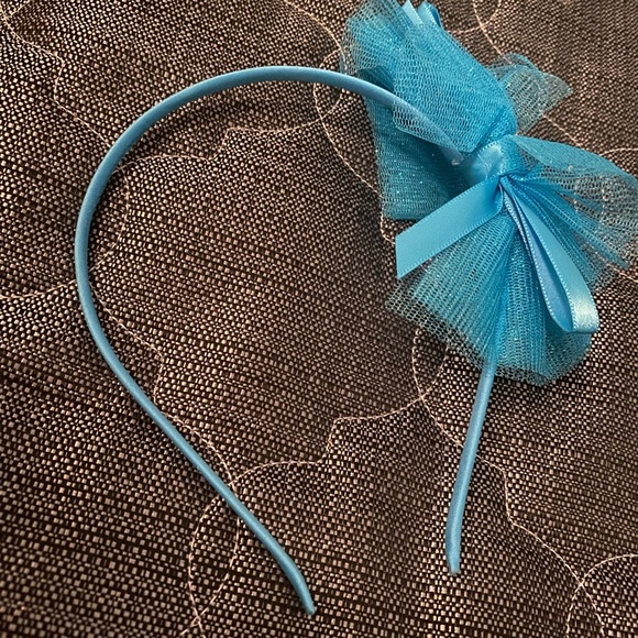 🎀2/8$🎀 sparkly blue ribbon headband - Picture 1 of 1